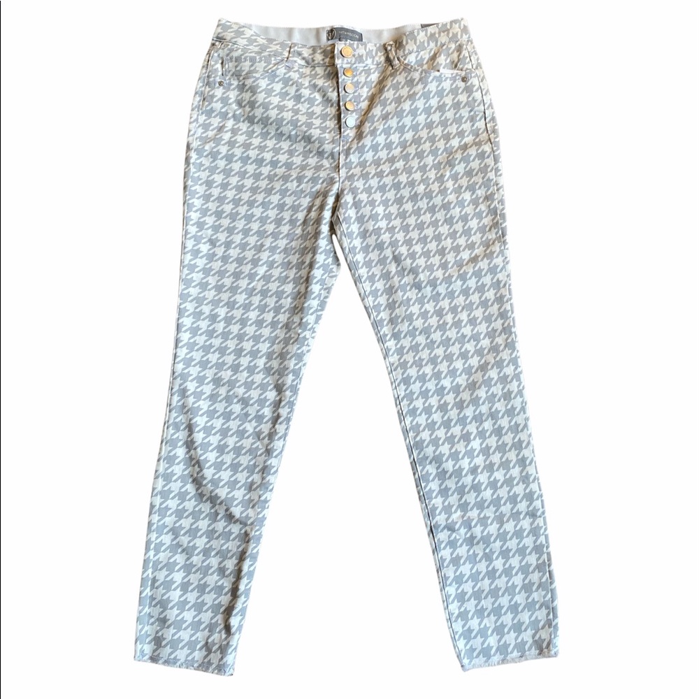 Wit & Wisdom jeans high rise houndstooth 14 NWT